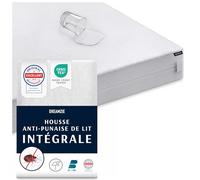 Dreamzie Housse Matelas 160x200 x25 cm Intégrale Anti-Acarien et Punaises de Lit - Protege Matelas 160x200 cm avec Fermeture Eclair pour Allergiques - Imperméable, Bi-Ome et Oeko-Tex