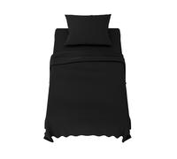 Dreamzie Parure de Lit 140x200 cm - 4 Pièces en Microfibre - Drap Housse 140x200 cm - Drap Plat 2 Personnes 220x270 cm - 2 Taie Oreiller 65x65 - Certifié Oeko Tex - Beige