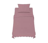 Dreamzie Parure de Lit 90x190 cm - Linge de Lit 3 Pièces en Microfibre Doux - Drap Housse 90x190 - Drap Plat 1 Personne 70x260-1 Taie Oreiller 65x65 - Certifié Oeko Tex - Rose