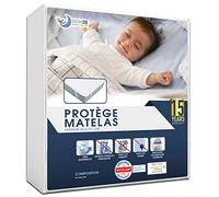 Protege Matelas 80x160 cm Imperméable Oeko TEX par Dreamzie - Alèse en Coton Respirant avec 4 Coins Elastiques