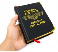 Dredd Book of Law Municipal Code Mega City 1 Judge Notebook Prop Handbook | Judge Dredd, Code municipal, Mega City 1, Livre de droit