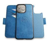 Dreem Étui Portefeuille Magnétique Amovible, Coque pour iPhone 16 Pro Max | Coque avec support inédit ver/hor, porte-cartes anti-RFID, compatible MagSafe, coffret cadeau [Fibonacci: Ardoise]
