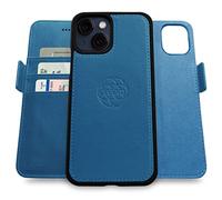 dreem Fibonacci Compatible avec iPhone 13 funda cartera / 2-en-1 étui Antichoc et Folio Amovible en Cuir végétal, Compatible MagSafe, Protection RFID [Ardoise]