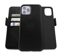 dreem Fibonacci Compatible avec iPhone 13 Pro funda cartera / 2-en-1 étui Antichoc et Folio Amovible en Cuir végétal, Compatible MagSafe, Protection RFID [Noir]