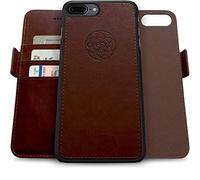 dreem Fibonacci Coque iPhone 7/8 Plus Magnetique Antichoc | Etui Portefeuille 2-en-1 avec Stand Amovible 2 Positions | TPU Vegan Fin | Protection RFID | Cafe'