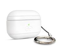 Dreem Om AirPods Pro 2/Pro Housse en Cuir Vegan - Compatible avec Étui pour AirPods Pro Les écouteurs sans Fil Bluetooth Apple pour iPhone - Blanc