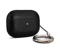 Dreem Om AirPods Pro 2/Pro Housse en Cuir Vegan - Compatible avec Étui pour AirPods Pro Les écouteurs sans Fil Bluetooth Apple pour iPhone - Noir