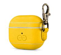 Dreem Om pour AirPods 3 Housse en Cuir Vegan avec Clip - Compatible avec Les écouteurs sans Fil Bluetooth Apple pour iPhone - Jaune