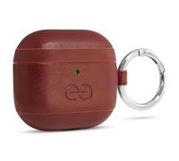 Dreem Om pour AirPods 4 Étui en Cuir Vegan avec Clip - Compatible avec Les écouteurs sans Fil Bluetooth d'Apple pour iPhone - Bourgogne