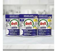 Dreft Platinum Lemon Lot de 243 tablettes de lave-vaisselle tout-en-un (3 x 81)