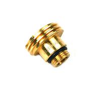 Drehmeister Adaptateur GPL 22mm W21.8 - Adaptateur Acme (Adaptateur Autogas Allemand) Adaptateur réservoir Court pour gaz