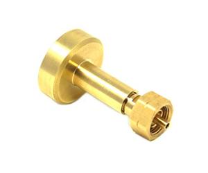 Drehmeister Dish Adaptateur de réservoir pour Le Remplissage de Bouteilles de gaz avec Filetage W21.8 x 1/14 LH (par ex. Bouteilles de gaz françaises), y Compris l'embout intermédiaire no. 4