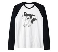 DREI Hasen Trinität Spirituell Symbole Erde Sonne Mond Natur Manche Raglan