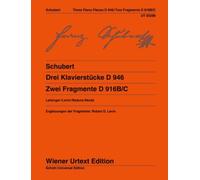 Drei Klavierstücke D 946 und Zwei Fragmente D 916B/C [German] by Schubert, Franz
