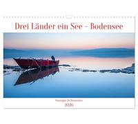 Drei Länder ein See - Bodensee (Wandkalender 2026 DIN A3 quer), CALVENDO Monatskalender: Der Bodensee im Dreiländereck Deutschland - Schweiz- Österreich