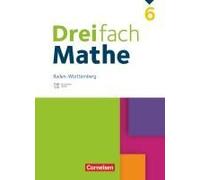 Dreifach Mathe 6. Schuljahr. Baden-Württemberg - Schulbuch - Mit Digitalen Hilfen, Erklärfilmen Und Wortvertonungen