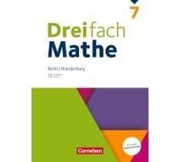 Dreifach Mathe 7. Schuljahr - Berlin Und Brandenburg - Schulbuch Mit Digitalen Hilfen, Erklärfilmen Und Wortvertonungen
