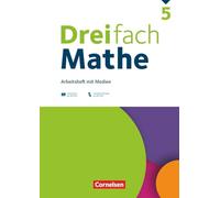Dreifach Mathe - Ausgabe 2021 - 5. Schuljahr: Arbeitsheft mit Medien und Lösungen - Inkl. Erklärvideos und interaktiven Übungen