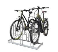 Dreifke Râtelier Vélo Professionnel Wyk pour 3 Vélos | Support de Sol Robuste Acier Galvanisé | Idéal VTT & eBike | Position Haute-Basse Gain de Place