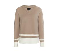DreiMaster Klassik Pull-over 'Baradello' nude / blanc, Taille M