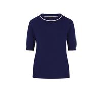 DreiMaster Klassik Pull-over crème / bleu marine, Taille XS