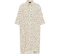 DreiMaster Klassik Robe-chemise noir / blanc cassé, Taille 36