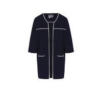 DreiMaster Maritim Cardigan bleu marine / blanc, Taille M