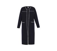 DreiMaster Maritim Cardigan bleu marine / blanc, Taille M
