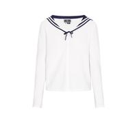 DreiMaster Maritim Cardigan 'Classic Look' bleu marine / blanc, Taille M-L