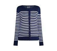 DreiMaster Maritim Cardigan marine / blanc, Taille S