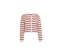 DreiMaster Maritim Cardigan rouge / blanc cassé, Taille M-L