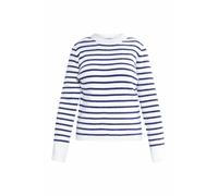 DreiMaster Maritim Pull-over bleu / blanc cassé, Taille M-L