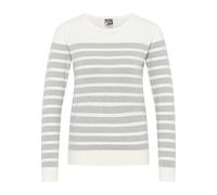 DreiMaster Maritim Pull-over gris / blanc, Taille M-L