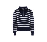 DreiMaster Maritim Pull-over marine / blanc, Taille M-L