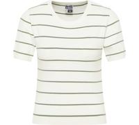 DreiMaster Maritim Pull-over olive / blanc, Taille M-L