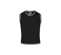 DreiMaster Maritim Tops en tricot 'Nautical' noir / blanc, Taille M