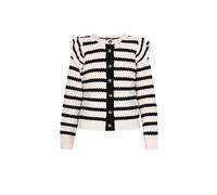 DreiMaster Vintage Cardigan noir / blanc, Taille XS-S