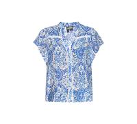 DreiMaster Vintage Chemisier bleu / blanc, Taille M