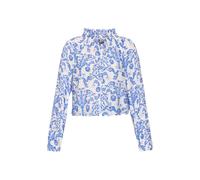 DreiMaster Vintage Chemisier bleu roi / blanc, Taille M