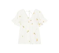 DreiMaster Vintage Chemisier jaune / vert foncé / blanc naturel, Taille L