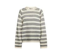 DreiMaster Vintage Pull-over 'Altiplano' marine / blanc cassé, Taille M-L