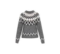 DreiMaster Vintage Pull-over gris / noir / blanc, Taille M-L