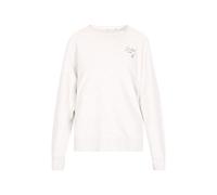 DreiMaster Vintage Sweat-shirt noir / blanc chiné, Taille M