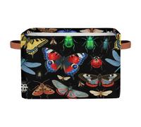 Drekrid Grands bacs de rangement Paniers de rangement rectangulaires pliables pour vêtements sales, jouets d'enfants, salle de bain, crèche, chambre à coucher, panier cadeau pour décoration