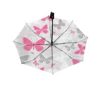 Drekrid Parapluie de voyage pour la pluie et le soleil - Parapluie compact coupe-vent pliable à l'envers automatique pour femmes et enfants, petit parapluie mignon pour les trajets quotidiens, la