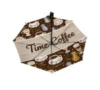 Drekrid Parapluie de voyage pour la pluie et le soleil - Parapluie coupe-vent compact et pliable automatique pour femmes et enfants, joli petit parapluie à ouverture automatique pour voiture, sac à