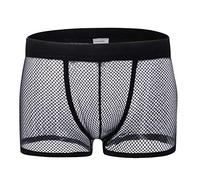 Drelaar Boxer en résille respirante pour homme, Noir , M