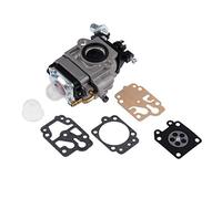 DRELD Kit de réparation de carburateur 15 mm pour moteur 43CC 52CC | Kit carburateur avec diaphragme et joints pour débroussailleuse MP15 CG430 CG520 BC430 BC520 Débroussailleuse Débrouss