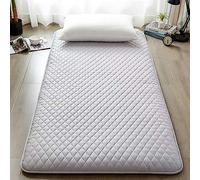 Dremdo Matelas De Sol Japonais, Matelas Futon Japonais, Shikibuton Pliable Portable Camping Matelas, Pliable Doux Portable Matelas,Gris,120x200cm