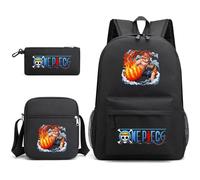 DREMDO Sac à dos fille garçon enfant cartable homme femme décontracté, e, 45x13x32CM